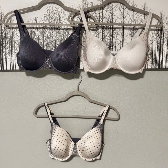 Set of 3 Bali Women's One Smooth U Side Support Bra Style 3547 - Picture 1 of 10